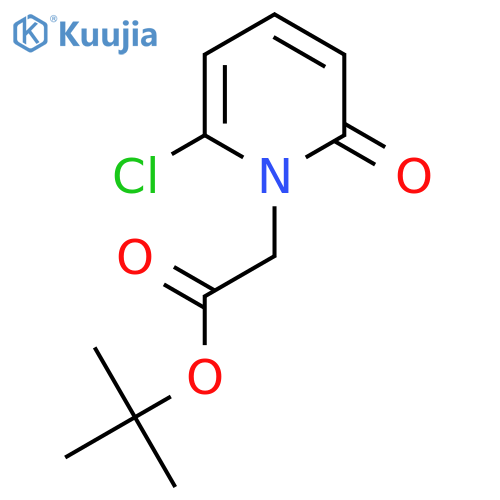 Tert-butyl 2-(6-chloro-2-oxo-1,2-dihydropyridin-1-yl)acetate structure