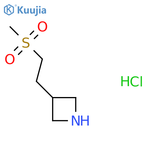 3-(2-Methanesulfonylethyl)azetidine hydrochloride structure