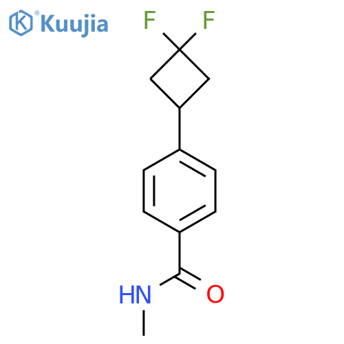 4-(3,3-difluorocyclobutyl)-N-methylbenzamide structure