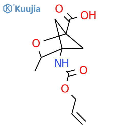 3-methyl-4-{(prop-2-en-1-yloxy)carbonylamino}-2-oxabicyclo2.1.1hexane-1-carboxylic acid structure