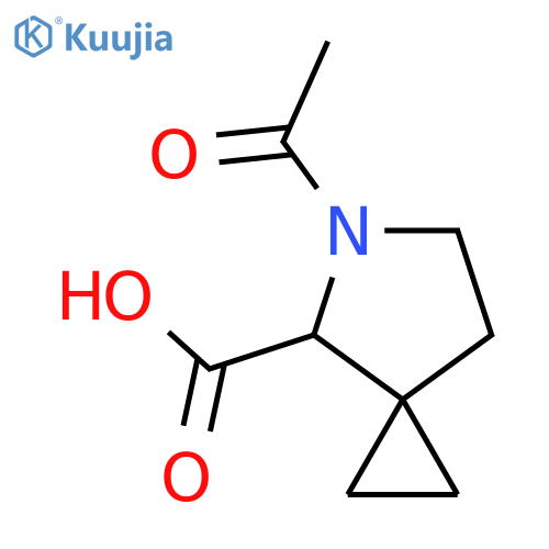 5-Acetyl-5-azaspiro[2.4]heptane-4-carboxylic acid structure