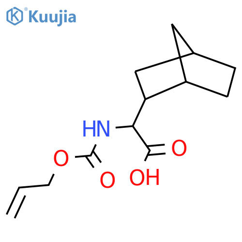 2-{bicyclo2.2.1heptan-2-yl}-2-{(prop-2-en-1-yloxy)carbonylamino}acetic acid structure