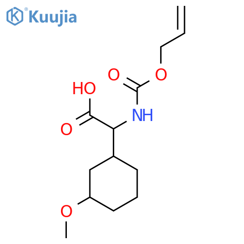 2-(3-methoxycyclohexyl)-2-{(prop-2-en-1-yloxy)carbonylamino}acetic acid structure