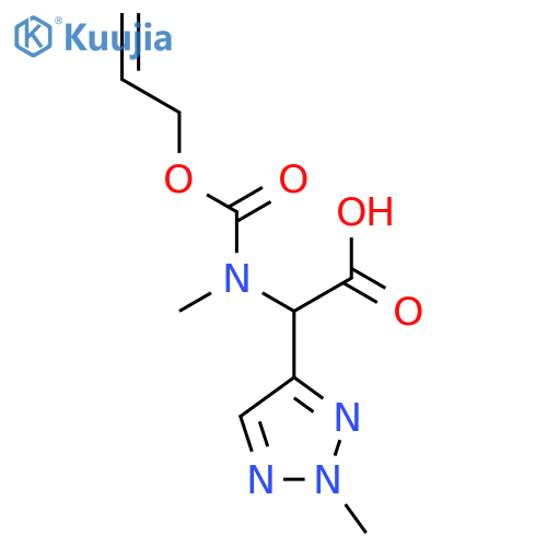 2-(2-methyl-2H-1,2,3-triazol-4-yl)-2-{methyl(prop-2-en-1-yloxy)carbonylamino}acetic acid structure