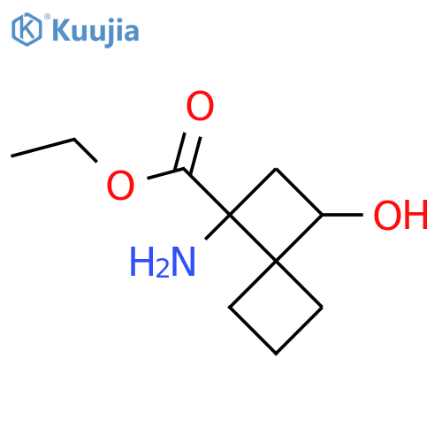 ethyl 1-amino-3-hydroxyspiro3.3heptane-1-carboxylate structure