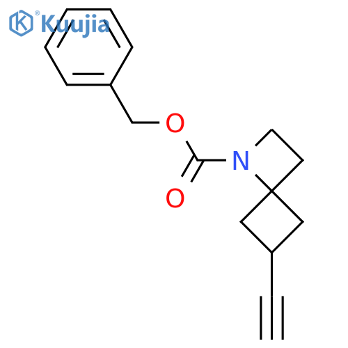 benzyl 6-ethynyl-1-azaspiro3.3heptane-1-carboxylate structure