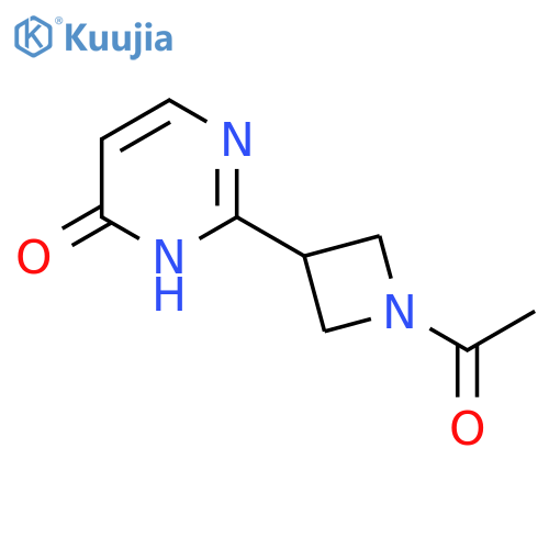 1-3-(4-hydroxypyrimidin-2-yl)azetidin-1-ylethan-1-one structure