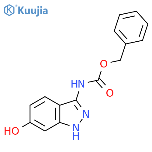 benzyl N-(6-hydroxy-1H-indazol-3-yl)carbamate structure