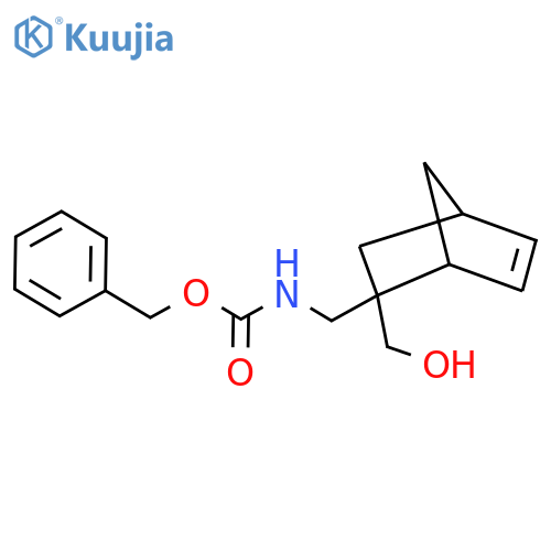 benzyl N-{2-(hydroxymethyl)bicyclo2.2.1hept-5-en-2-ylmethyl}carbamate structure