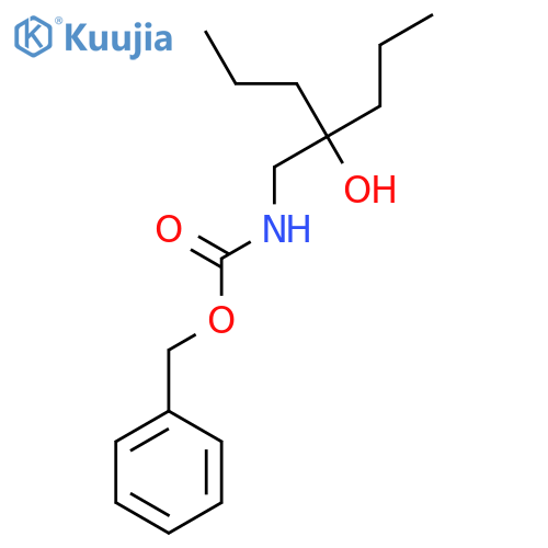 benzyl N-(2-hydroxy-2-propylpentyl)carbamate structure