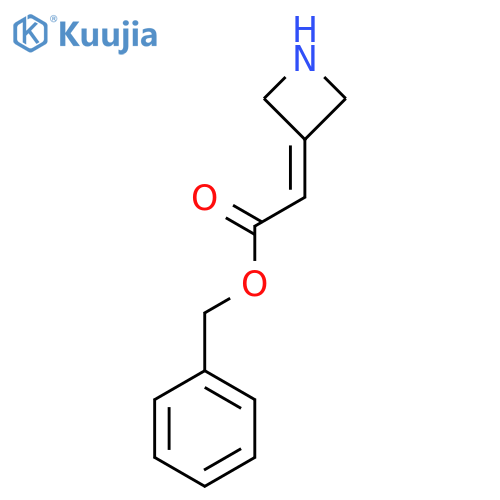 Benzyl 2-(azetidin-3-ylidene)acetate structure