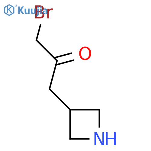 1-(Azetidin-3-yl)-3-bromopropan-2-one structure