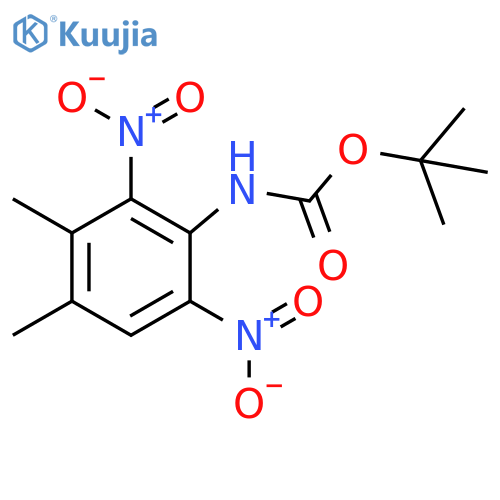 tert-butyl N-(3,4-dimethyl-2,6-dinitrophenyl)carbamate structure