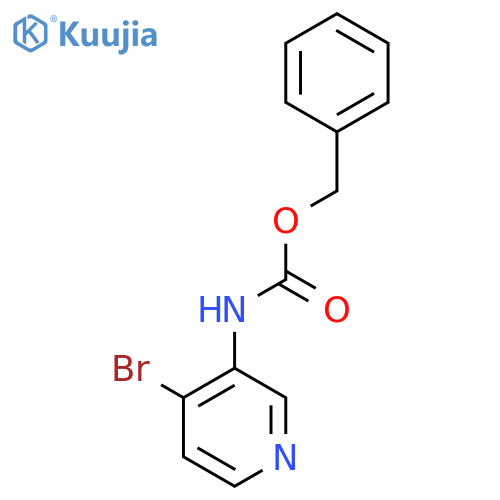 benzyl N-(4-bromopyridin-3-yl)carbamate structure