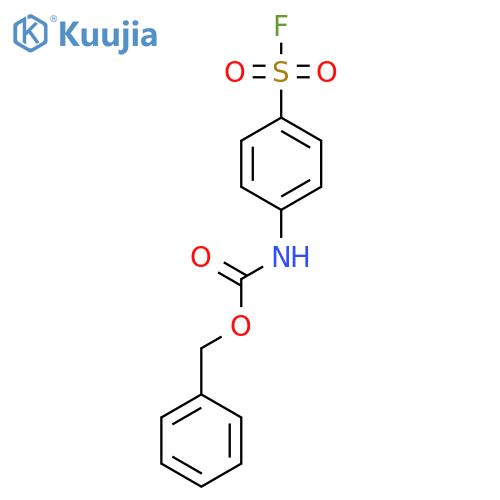 benzyl N-4-(fluorosulfonyl)phenylcarbamate structure