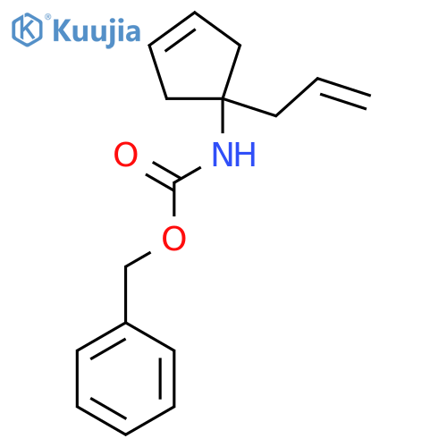 benzyl N-1-(prop-2-en-1-yl)cyclopent-3-en-1-ylcarbamate structure
