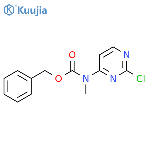benzyl N-(2-chloropyrimidin-4-yl)-N-methylcarbamate structure