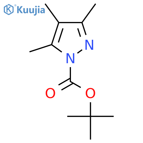 tert-butyl 3,4,5-trimethyl-1H-pyrazole-1-carboxylate structure