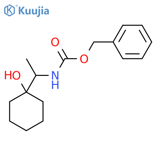 benzyl N-[1-(1-hydroxycyclohexyl)ethyl]carbamate structure