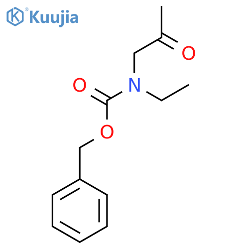 benzyl N-ethyl-N-(2-oxopropyl)carbamate structure