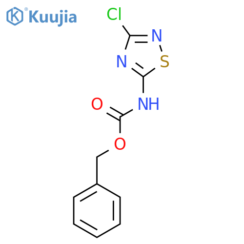 benzyl N-(3-chloro-1,2,4-thiadiazol-5-yl)carbamate structure