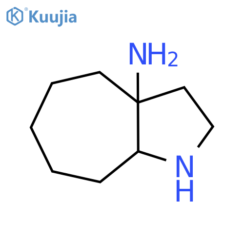 Decahydrocyclohepta[b]pyrrol-3a-amine structure