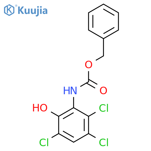 benzyl N-(2,3,5-trichloro-6-hydroxyphenyl)carbamate structure