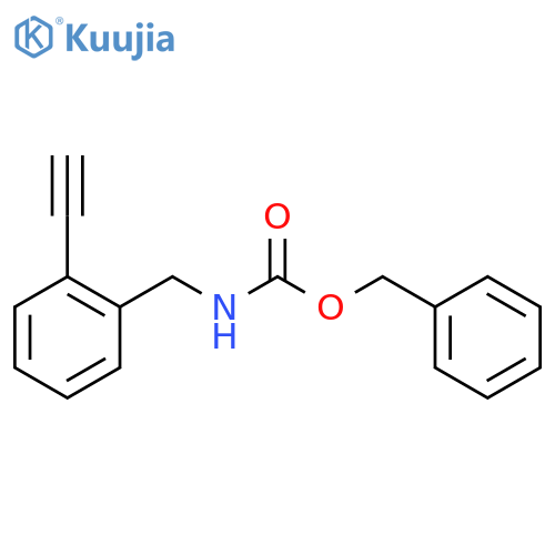 benzyl N-(2-ethynylphenyl)methylcarbamate structure