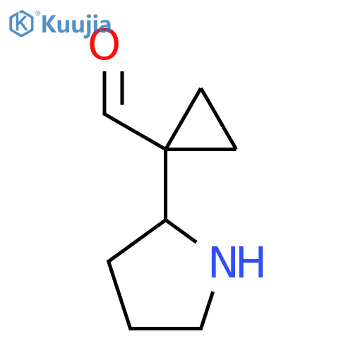 1-(Pyrrolidin-2-yl)cyclopropane-1-carbaldehyde structure