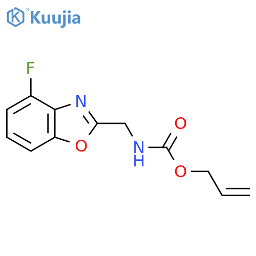 prop-2-en-1-yl N-(4-fluoro-1,3-benzoxazol-2-yl)methylcarbamate structure