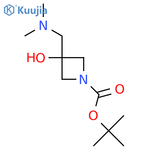 Tert-butyl 3-[(dimethylamino)methyl]-3-hydroxyazetidine-1-carboxylate structure