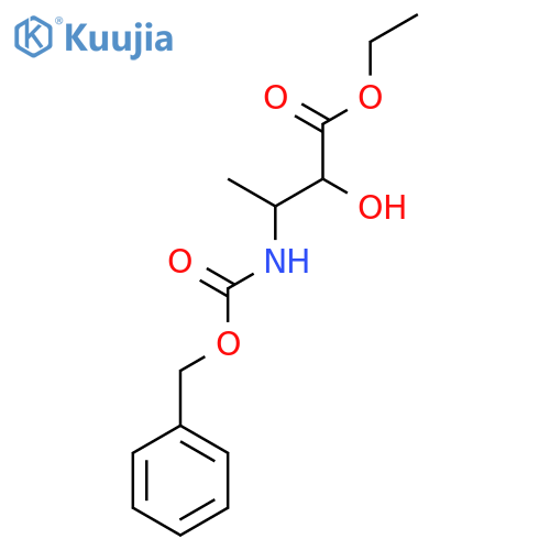 Ethyl 3-{[(benzyloxy)carbonyl]amino}-2-hydroxybutanoate structure