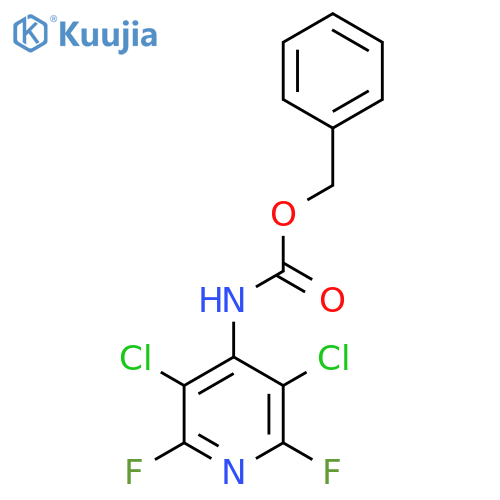 benzyl N-(3,5-dichloro-2,6-difluoropyridin-4-yl)carbamate structure