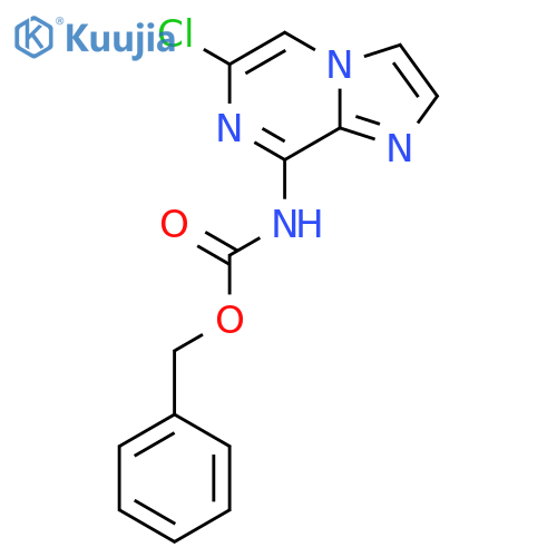 benzyl N-{6-chloroimidazo1,2-apyrazin-8-yl}carbamate structure