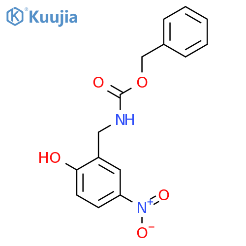 benzyl N-(2-hydroxy-5-nitrophenyl)methylcarbamate structure