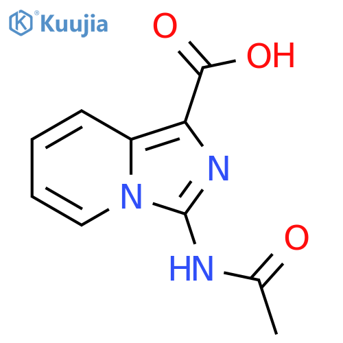 3-acetamidoimidazo1,5-apyridine-1-carboxylic acid structure