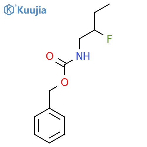 benzyl N-(2-fluorobutyl)carbamate structure