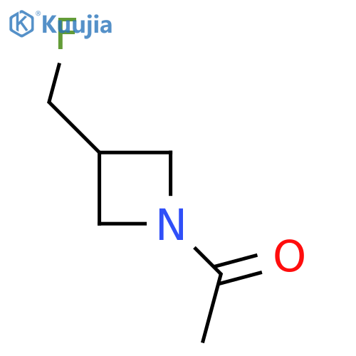 1-[3-(Fluoromethyl)azetidin-1-yl]ethan-1-one structure