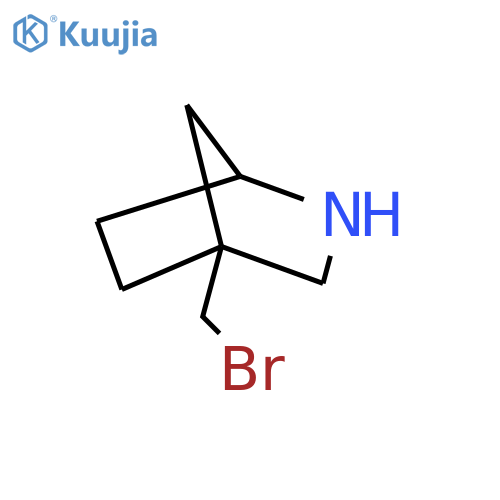 4-(bromomethyl)-2-azabicyclo2.2.1heptane structure