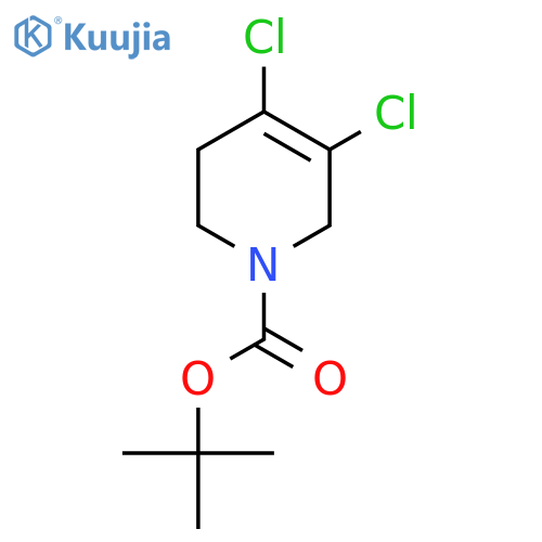 Tert-butyl 4,5-dichloro-1,2,3,6-tetrahydropyridine-1-carboxylate structure