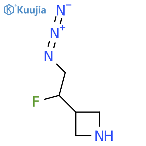 3-(2-Azido-1-fluoroethyl)azetidine structure