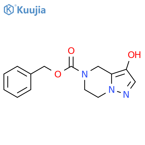 benzyl 3-hydroxy-4H,5H,6H,7H-pyrazolo[1,5-a]pyrazine-5-carboxylate structure