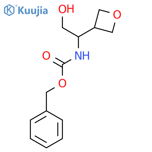 benzyl N-2-hydroxy-1-(oxetan-3-yl)ethylcarbamate structure