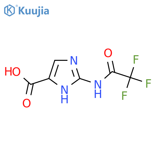 2-(2,2,2-trifluoroacetamido)-1H-imidazole-5-carboxylic acid structure