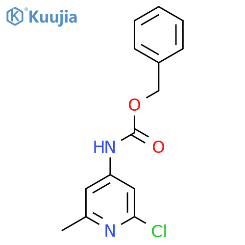 Benzyl (2-chloro-6-methylpyridin-4-yl)carbamate structure