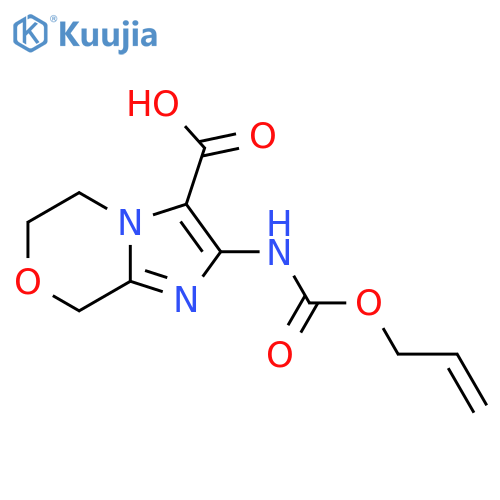 2-{(prop-2-en-1-yloxy)carbonylamino}-5H,6H,8H-imidazo2,1-c1,4oxazine-3-carboxylic acid structure