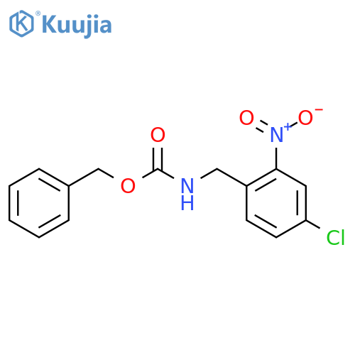 benzyl N-(4-chloro-2-nitrophenyl)methylcarbamate structure
