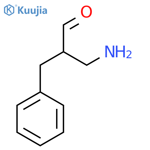 3-Amino-2-benzylpropanal structure