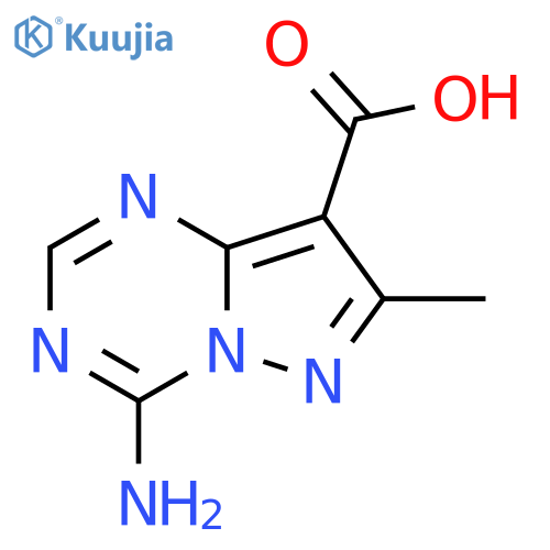 4-amino-7-methylpyrazolo1,5-a1,3,5triazine-8-carboxylic acid structure