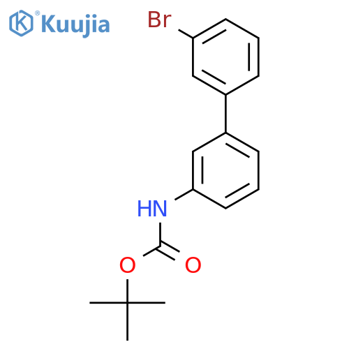 tert-butyl N-{3'-bromo-1,1'-biphenyl-3-yl}carbamate structure